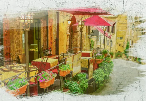 RESTAURANT PIZZERIA MURS ET FONDS